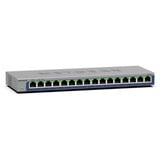 Netgear GS116 Non-géré L2 Gigabit Ethernet (10/100/1000) Noir, Switch Non-géré, L2, Gigabit Ethernet (10/100/1000)