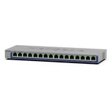 Netgear GS116 Non-géré L2 Gigabit Ethernet (10/100/1000) Noir, Switch Non-géré, L2, Gigabit Ethernet (10/100/1000)