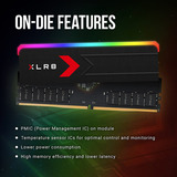 PNY 32 Go DDR5-6000 (2x 16 Go) mémoire vive Noir, MD32GK2D5600036XRGB, XMP 3.0, EXPO