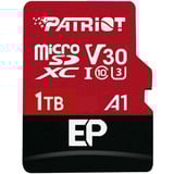 Patriot EP Series 1 TB microSDXC, Carte mémoire Rouge/Noir