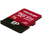 Patriot EP Series 1 TB microSDXC, Carte mémoire Rouge/Noir