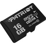 Patriot PSF16GMDC10 mémoire flash 16 Go MicroSDHC UHS-I Classe 10, Carte mémoire Noir, 16 Go, MicroSDHC, Classe 10, UHS-I, 80 Mo/s, Class 1 (U1)