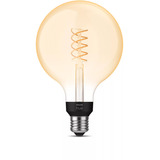 Philips Hue White Filament Lampe E27 Giant Globe G125 550 lm, Lampe à LED 