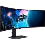 G95C écran plat de PC 124,5 cm (49") 5120 x 1440 pixels Dual QHD LED Noir Moniteur UltraWide gaming incurvé