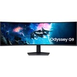 Samsung G95C écran plat de PC 124,5 cm (49") 5120 x 1440 pixels Dual QHD LED Noir Moniteur UltraWide gaming incurvé Noir, 1x DisplayPort, 2x HDMI, 2x USB-A, 240 Hz, 124,5 cm (49"), 5120 x 1440 pixels, Dual QHD, LED, 1 ms, Noir