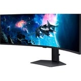 Samsung G95C écran plat de PC 124,5 cm (49") 5120 x 1440 pixels Dual QHD LED Noir Moniteur UltraWide gaming incurvé Noir, 1x DisplayPort, 2x HDMI, 2x USB-A, 240 Hz, 124,5 cm (49"), 5120 x 1440 pixels, Dual QHD, LED, 1 ms, Noir
