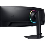 Samsung G95C écran plat de PC 124,5 cm (49") 5120 x 1440 pixels Dual QHD LED Noir Moniteur UltraWide gaming incurvé Noir, 1x DisplayPort, 2x HDMI, 2x USB-A, 240 Hz, 124,5 cm (49"), 5120 x 1440 pixels, Dual QHD, LED, 1 ms, Noir