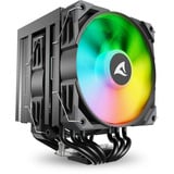 Sharkoon A60 RGB, Refroidisseur CPU Noir, Connecteur de ventilateur PWM à 4 broches