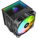 Sharkoon A60 RGB, Refroidisseur CPU Noir, Connecteur de ventilateur PWM à 4 broches