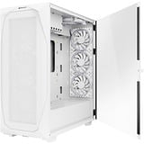Sharkoon REV300 Reconditionné boîtier midi tower Blanc | 4x USB-A | 1x USB-C | RGB | Verre Trempé