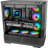 Thermaltake CT120 EX INFINITY ventilateurs de boîtier RGB  Noir, 3 pièces, 124 x 120 x 28 mm, PWM