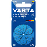 VARTA Pile pour appareil auditif Zinc Air 675, PR44, Batterie 