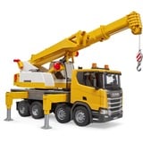 bruder Camion Scania Super 560R avec grue Liebherr et son et lumière, Modèle réduit de voiture 03571