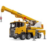 bruder Camion Scania Super 560R avec grue Liebherr et son et lumière, Modèle réduit de voiture 03571