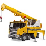 bruder Camion Scania Super 560R avec grue Liebherr et son et lumière, Modèle réduit de voiture 03571