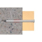 fischer DuoXpand 10x180 T,, Cheville Gris clair/Rouge