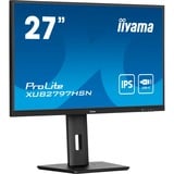 iiyama ProLite XUB2797HSN-B2 écran plat de PC 68,6 cm (27") 1920 x 1080 pixels Full HD LED Noir Moniteur  Noir (Mat), 68,6 cm (27"), 1920 x 1080 pixels, Full HD, LED, 1 ms, Noir