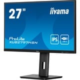 iiyama ProLite XUB2797HSN-B2 écran plat de PC 68,6 cm (27") 1920 x 1080 pixels Full HD LED Noir Moniteur  Noir (Mat), 68,6 cm (27"), 1920 x 1080 pixels, Full HD, LED, 1 ms, Noir
