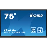 iiyama TE7512MIS-B1AG, Affichage public Noir