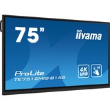 iiyama TE7512MIS-B1AG, Affichage public Noir