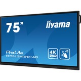 iiyama TE7512MIS-B1AG, Affichage public Noir