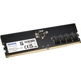 ADATA AD5U48008G-S module de mémoire 8 Go 1 x 8 Go DDR5 4800 MHz ECC, Mémoire vive Noir, 8 Go, 1 x 8 Go, DDR5, 4800 MHz, 288-pin DIMM