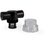 Alphacool Filtre à particules en ligne ES 2x G1/4" femelle Noir/transparent