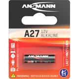 Ansmann A 27 Batterie à usage unique Alcaline Batterie à usage unique, Alcaline, 12 V, 1 pièce(s), Orange, Ampoule