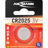 Ansmann CR 2025 Batterie à usage unique CR2025 Lithium-Ion (Li-Ion) Argent, Batterie à usage unique, CR2025, Lithium-Ion (Li-Ion), 3 V, 1 pièce(s), Nickel