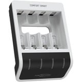 Ansmann Comfort Smart Pile domestique USB, Chargeur Blanc/Noir, Hybrides nickel-métal (NiMH), AA, AAA