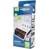 Ansmann Comfort Smart Pile domestique USB, Chargeur Blanc/Noir, Hybrides nickel-métal (NiMH), AA, AAA