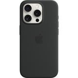 Apple Coque en silicone avec MagSafe pour iPhone 15 Pro, Housse/Étui smartphone Noir