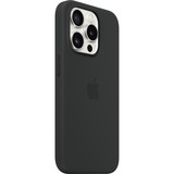 Apple Coque en silicone avec MagSafe pour iPhone 15 Pro, Housse/Étui smartphone Noir