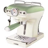 Ariete 1389/14 Manuel Machine à expresso 0,9 L Beige/vert clair, Machine à expresso, 0,9 L, Café moulu, Dosette de café, 850 W, Vert