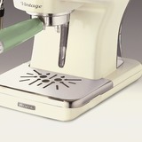 Ariete 1389/14 Manuel Machine à expresso 0,9 L Beige/vert clair, Machine à expresso, 0,9 L, Café moulu, Dosette de café, 850 W, Vert