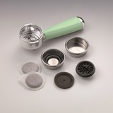 Ariete 1389/14 Manuel Machine à expresso 0,9 L Beige/vert clair, Machine à expresso, 0,9 L, Café moulu, Dosette de café, 850 W, Vert