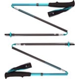 Black Diamond Distance Carbon Z Trekking Poles, Appareil de fitness Turquoise, 100 cm