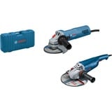 Bosch BOSCH GWS 22-230 J + GWS CASE, Meuleuse d'angle Bleu, 6500 tr/min, 23 cm, Secteur, 5,5 kg