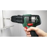 Bosch EasyImpact 12 1300 tr/min Sans clé 1 kg Noir, Vert, Perceuse à percussion Vert/Noir, Perceuse à poignée pistolet, Sans clé, Sans brosse, 1 cm, 1300 tr/min, 2 cm