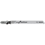 Bosch Lames de scie sauteuse T 101 AIF Clean for Hard Wood, Lame de scie Epoxy, Bois dur, Panneau laminé, Plastique, 1,7 mm