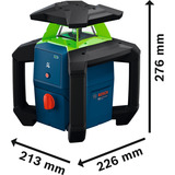 Bosch Rotational Laser GRL18V-3-31G (0 601 061 G01), Laser rotatif Vert, processeur en boîte