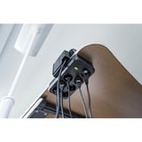 Brennenstuhl estilo Duplex multiprise de table 9 prises, 2x USB Noir/Argent