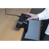 Brennenstuhl estilo Duplex multiprise de table 9 prises, 2x USB Noir/Argent