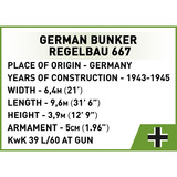 COBI Bunker allemand Regelbau 667, Jouets de construction 