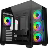 Cooler Master Elite 681 boîtier midi tower Noir | 2x USB-A | 1x USB-C | RGB | Verre Trempé