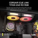 Corsair iCUE LINK TITAN 240 RX RGB Reconditionné, Watercooling Noir