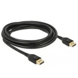 DeLOCK DisplayPort, Câble Noir, 3 mètres, 8K
