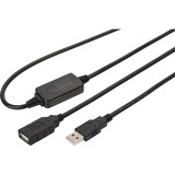 Digitus Câble d'extension USB 2.0 actif, 10 mètres Noir