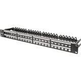 Digitus DN-91424, Panneau de brassage Noir