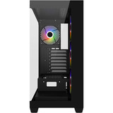 FSP M340 boîtier midi tower Noir | 3x USB-A | 1x USB-C | RGB | Window